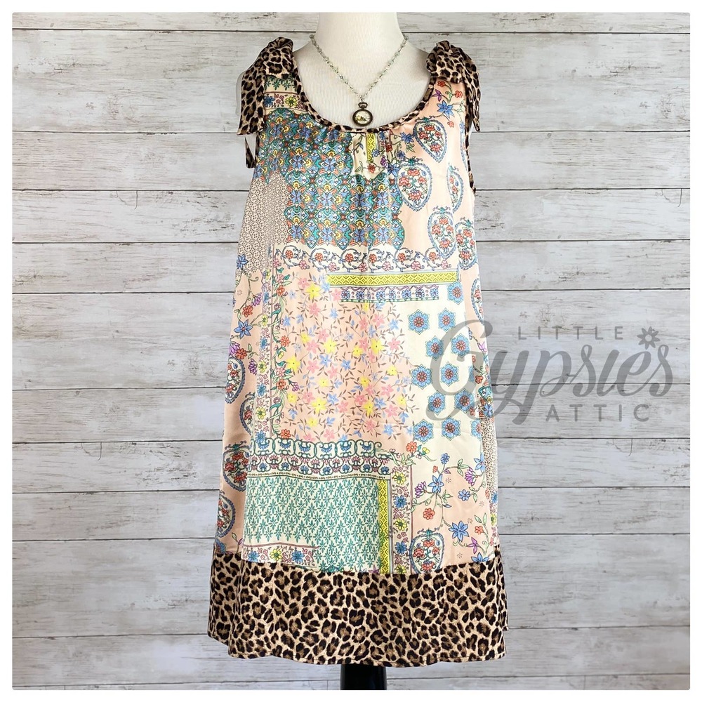 Entro Handmade Patchwork Bohemian Tunic Dress - Picture 8 of 12